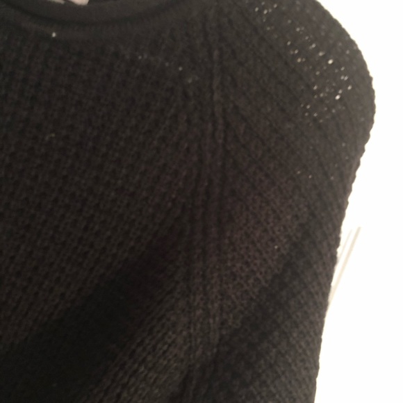 Dottie Couture 2Sable Black Waffle Weave Sweater - Picture 4 of 9